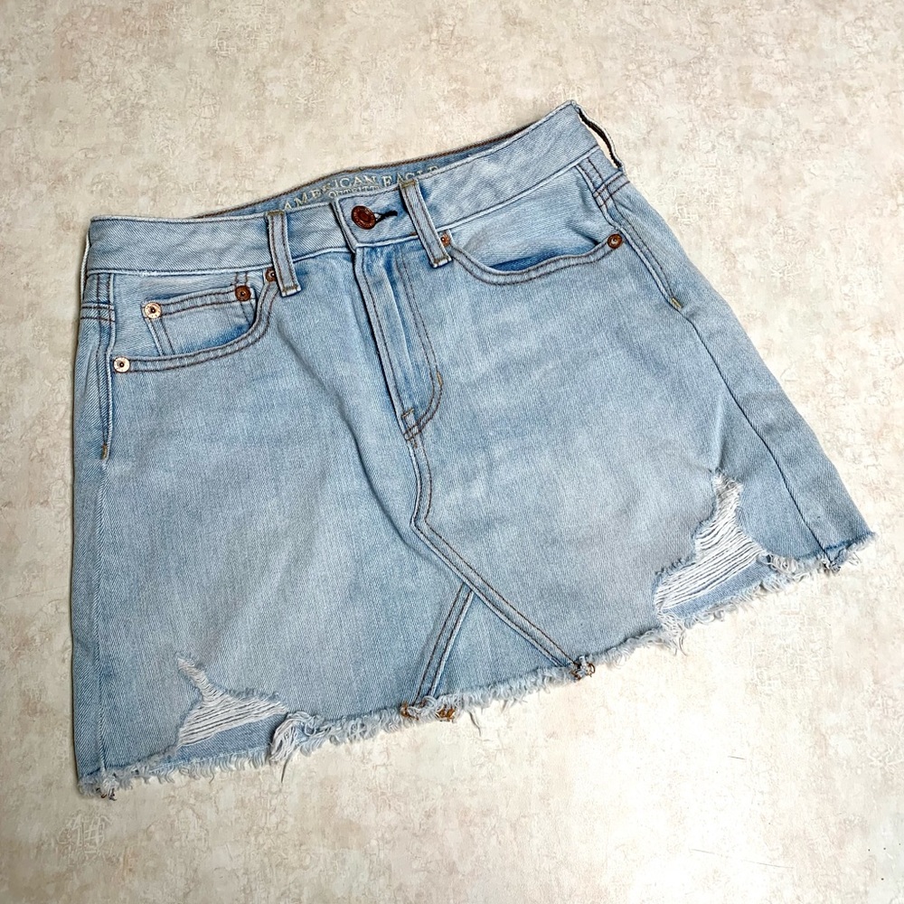 American eagle denim skirt